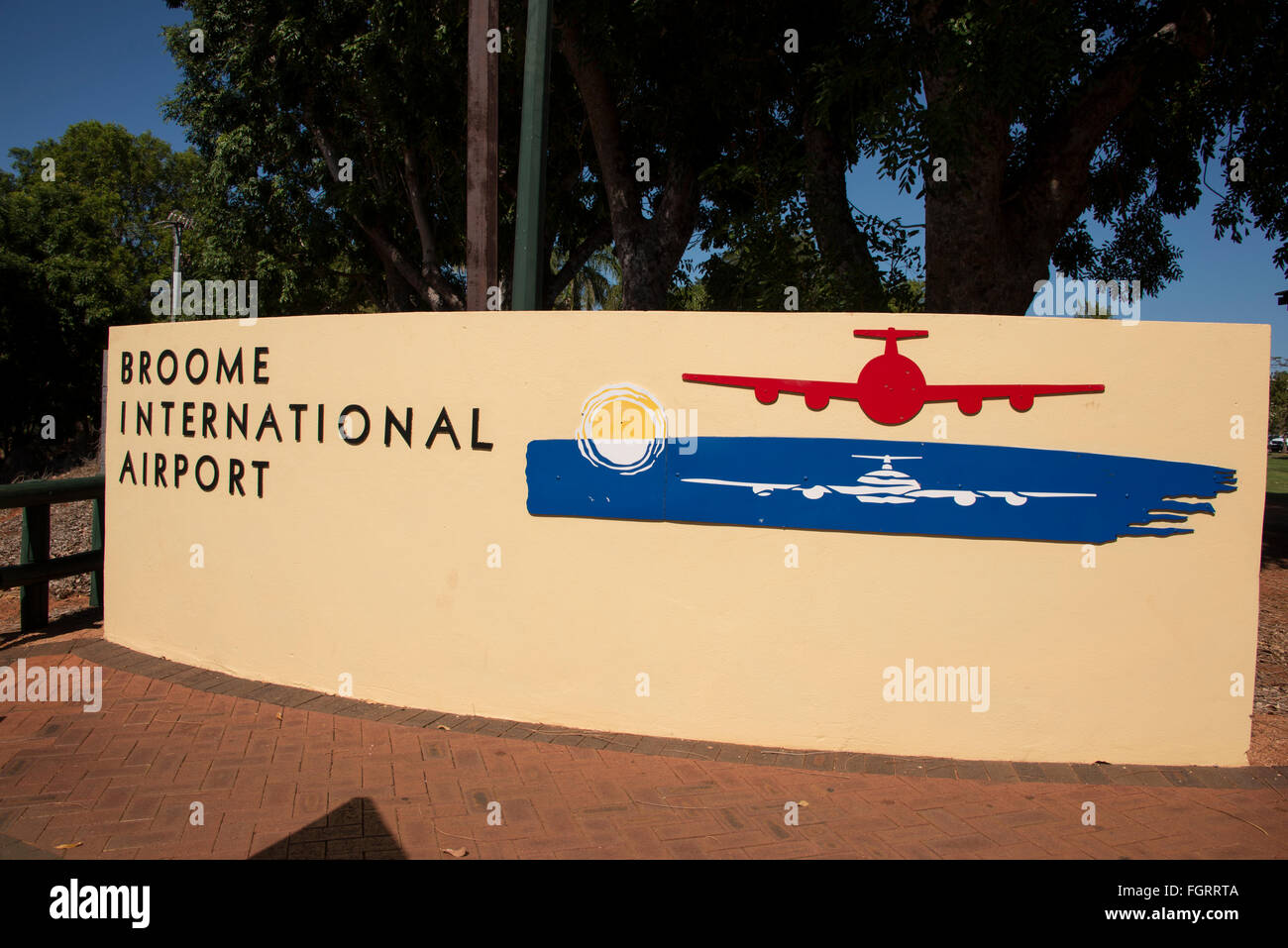 Broome International Airport at Broome, a coastal, pearling and tourist town in the Kimberley