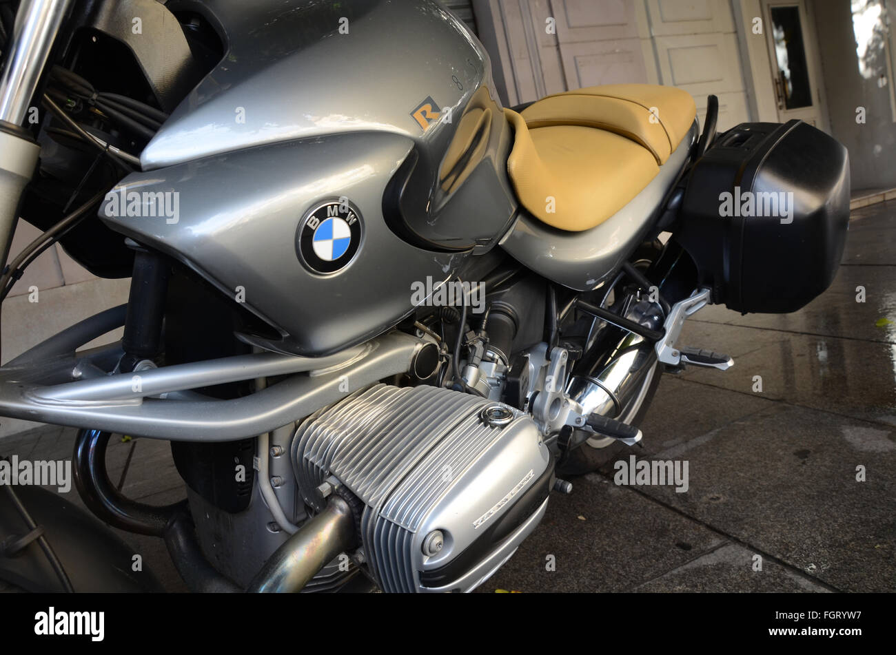 BMW R850R motorbike, Valencia, Spain Stock Photo - Alamy