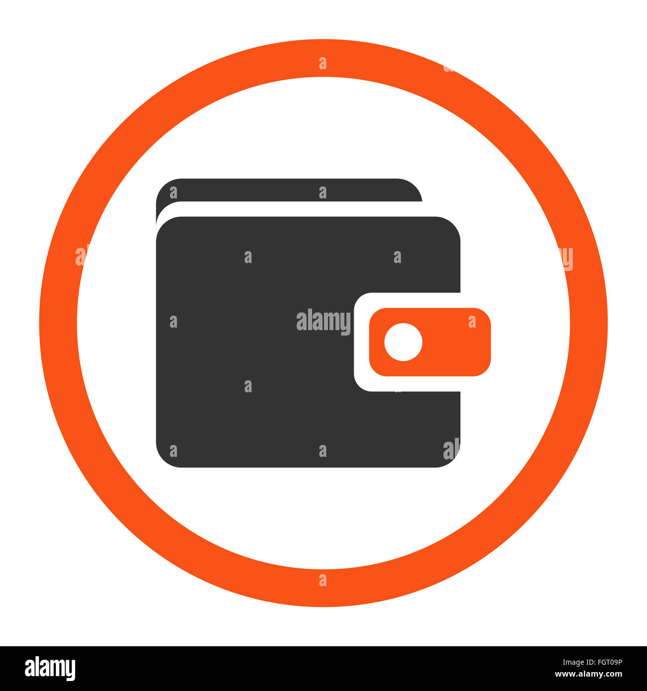 Wallet icon Stock Photo