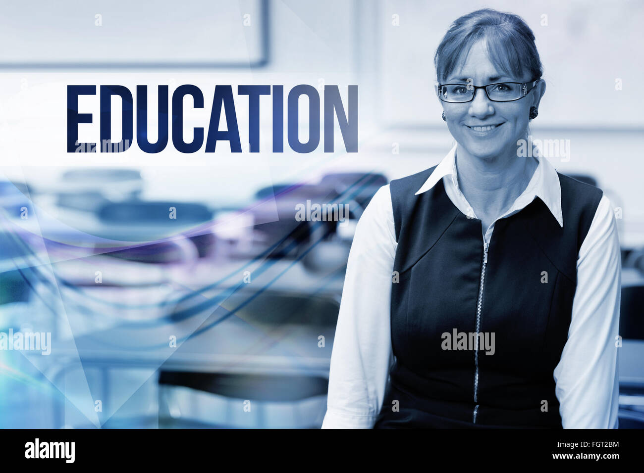 Female teacher in class room hi-res stock photography and images - Alamy