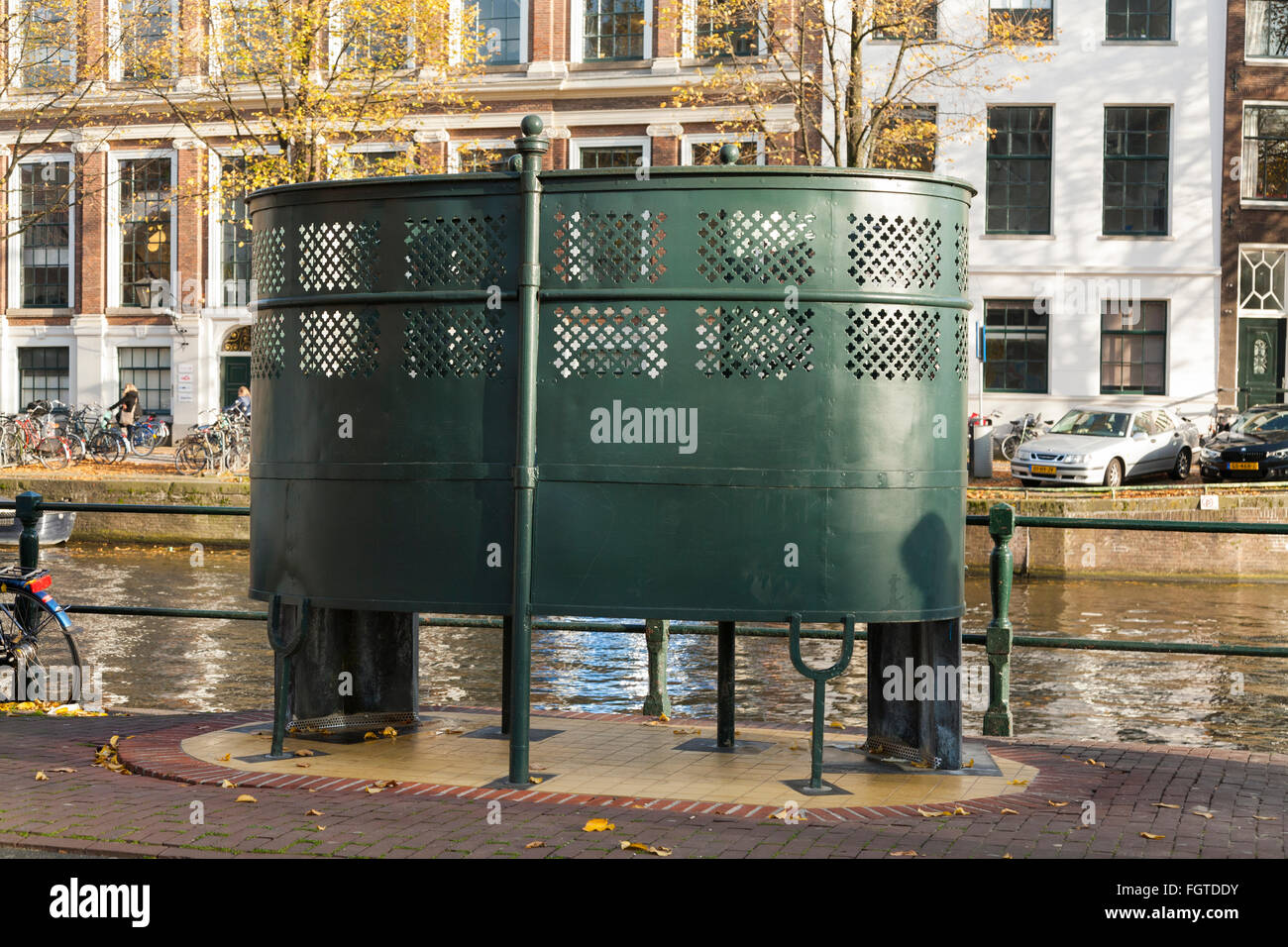 Dutch public urinal / urinals for use by men in Amsterdam, The