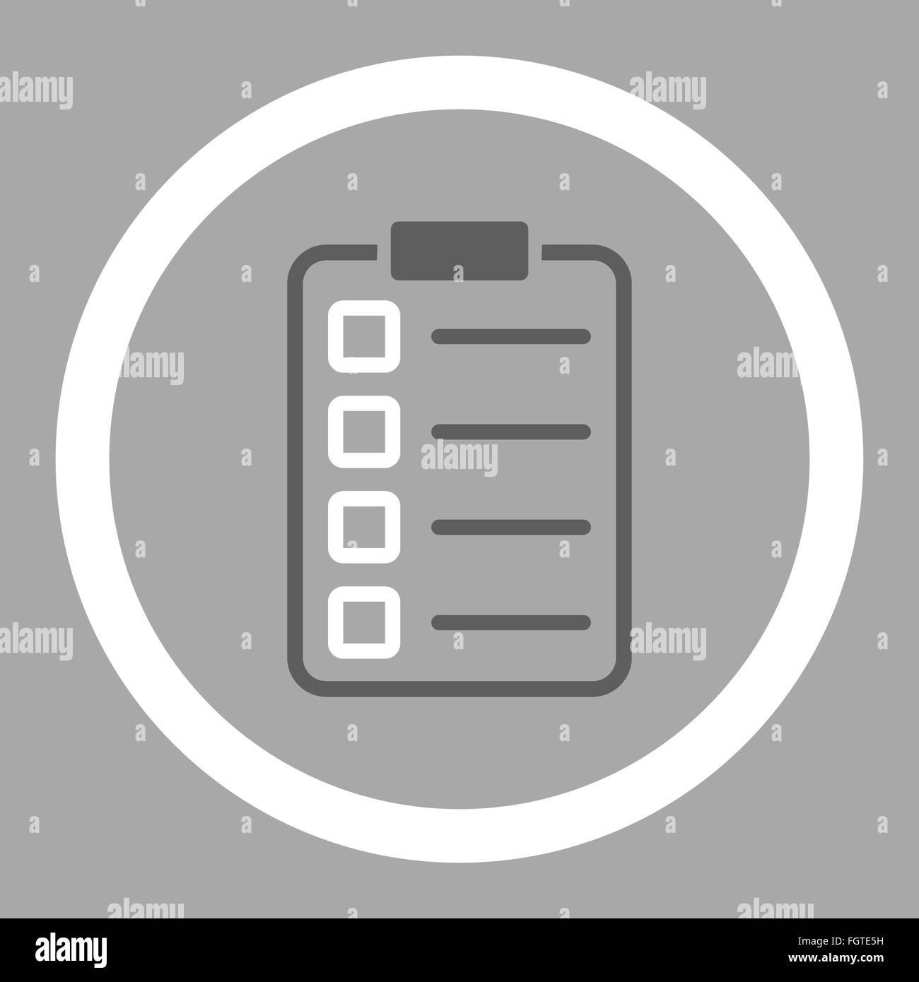 Examination flat dark gray and white colors rounded vector icon Stock ...