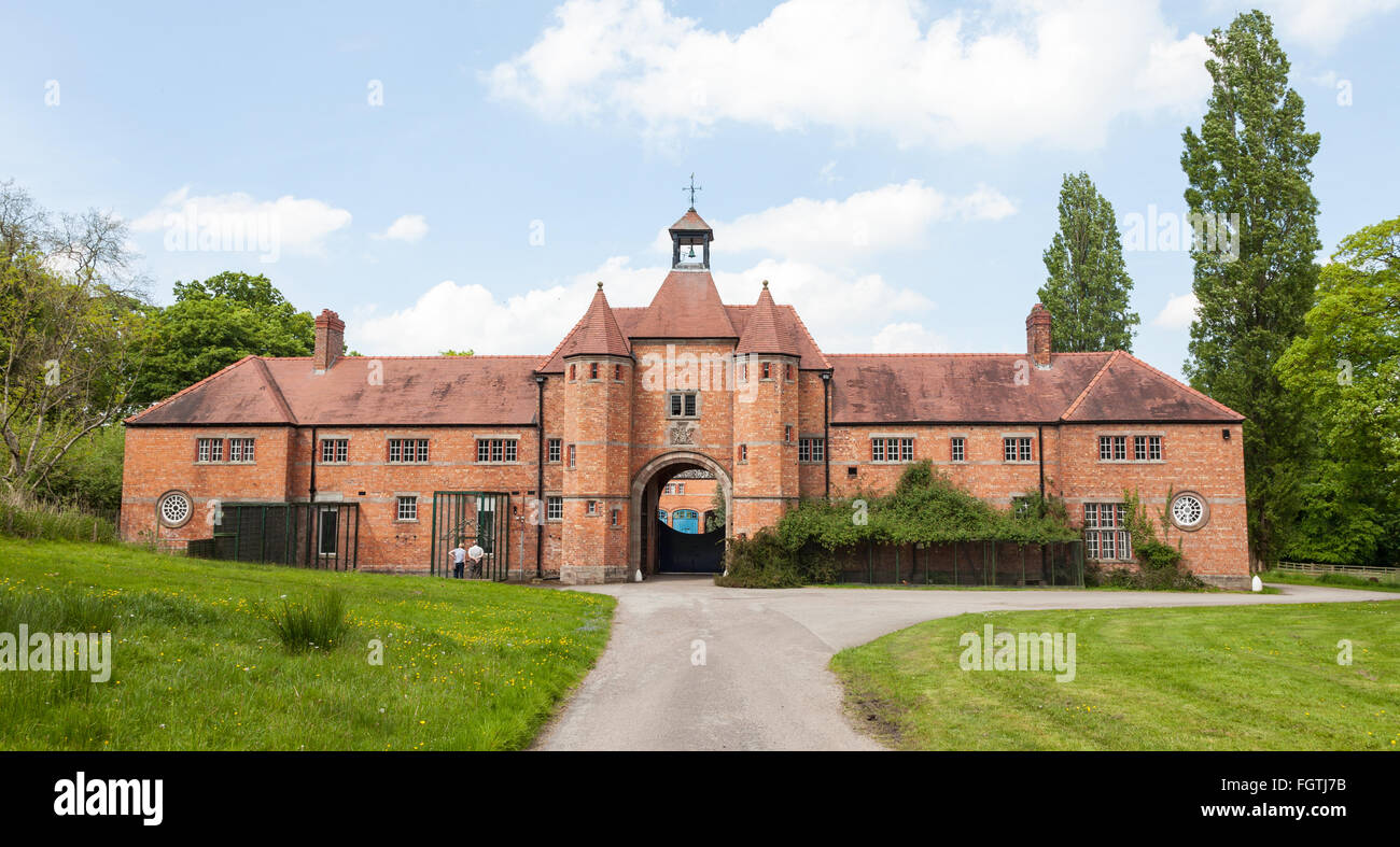 The stables at Scotch Farm Cholmondeley Castle Cheshire England UK United Kingdom GB Stock Photo