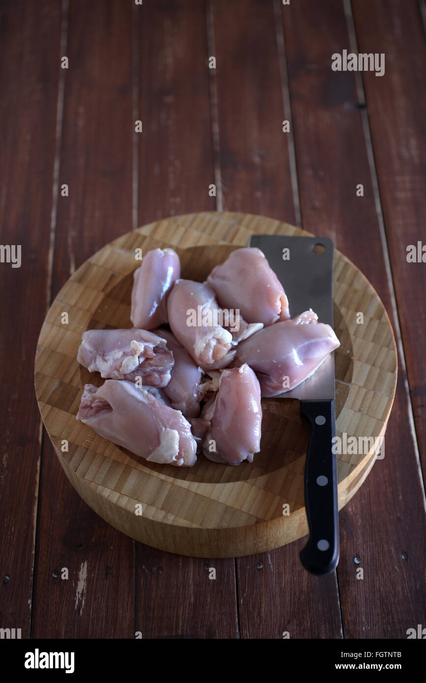 raw chicken thighs Stock Photo Alamy