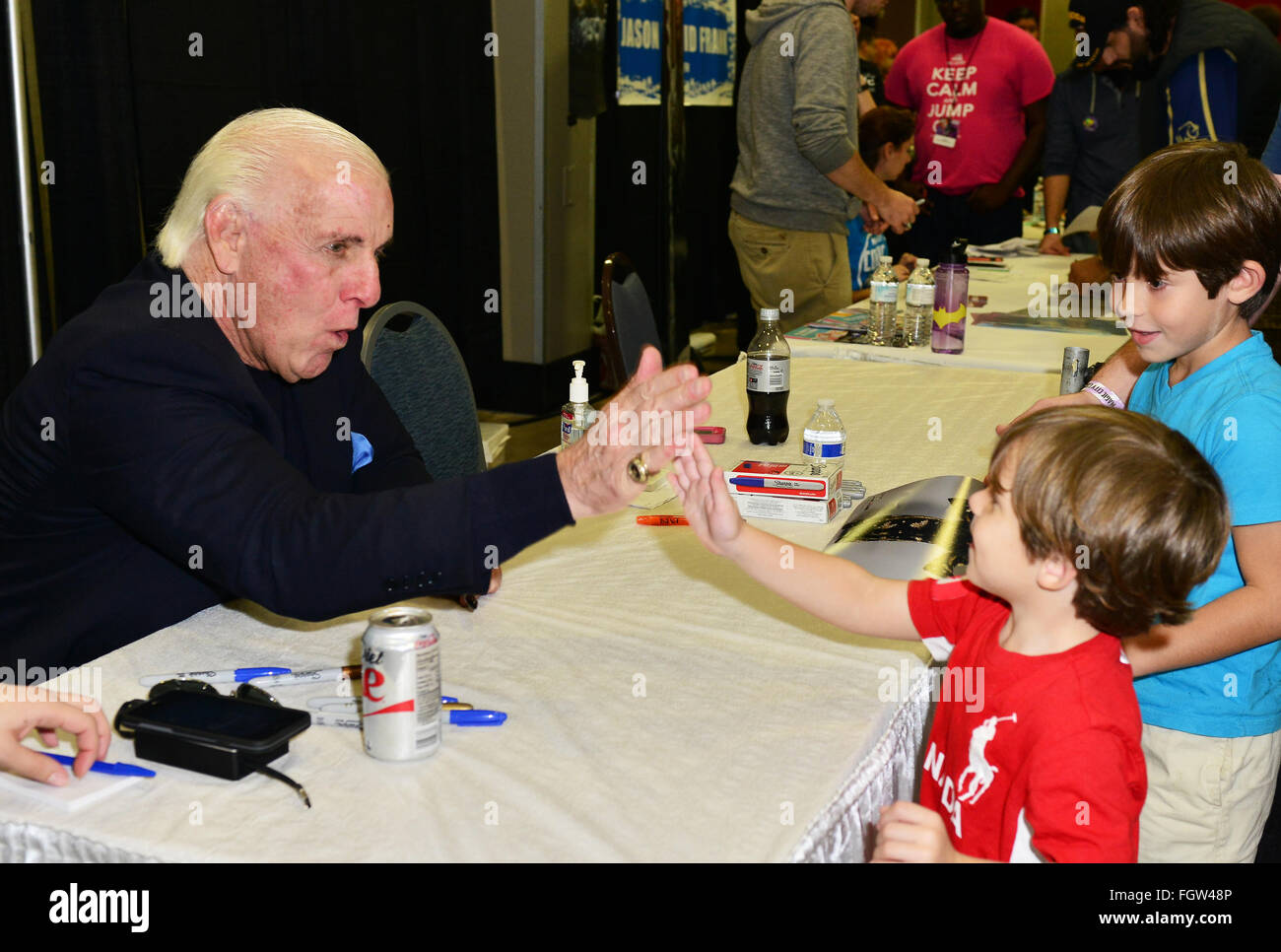 Magic City Comic Con held at Miami Airport Convention Center - Day 2  Featuring: Ric Flair Where: Miami, Florida, United States When: 16 Jan 2016 Stock Photo