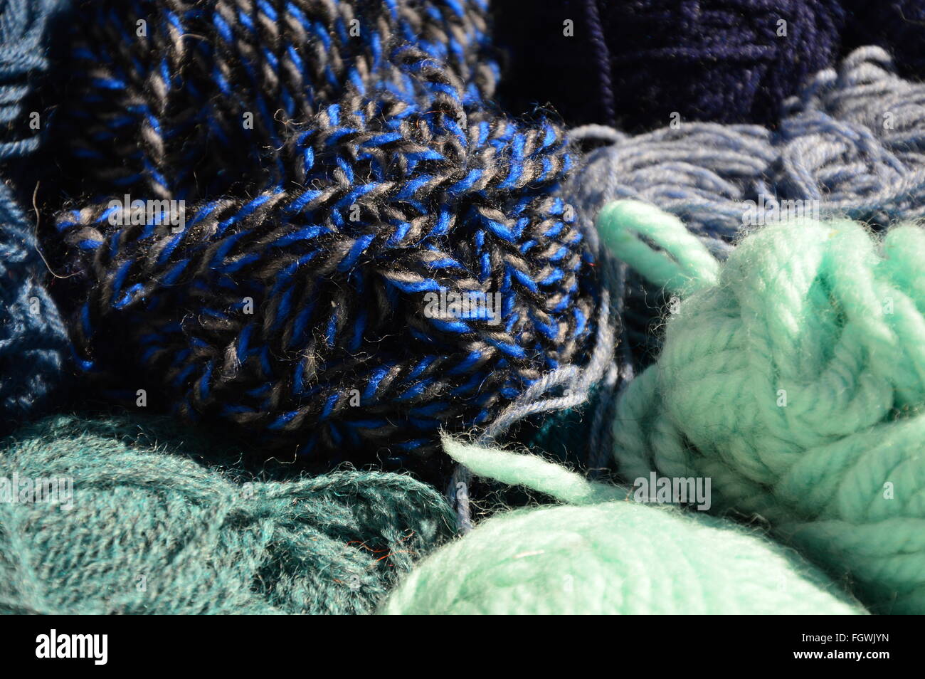 Colorful wool for knitting Stock Photo Alamy
