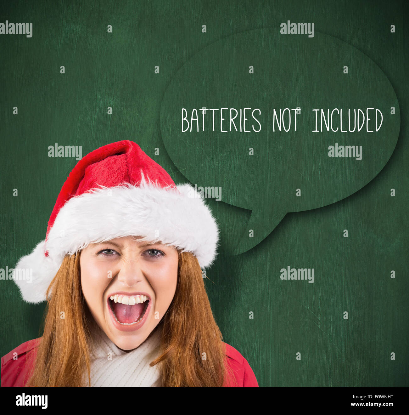 Beautiful redhead woman yelling hi-res stock photography and images - Alamy