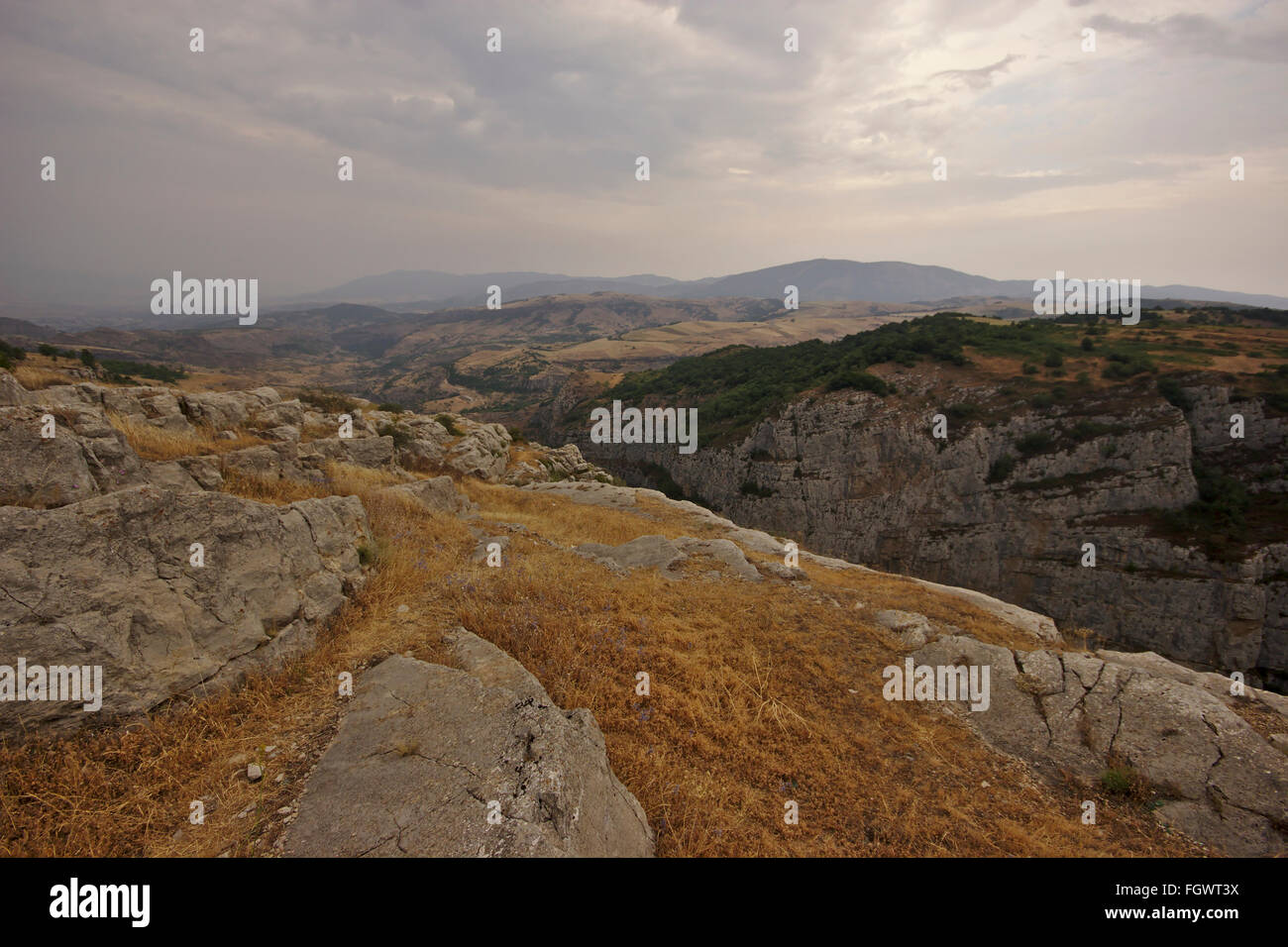 Canyon view from Jerderduz, Shushi (Susa) in Nagorno-Karabakh Stock ...
