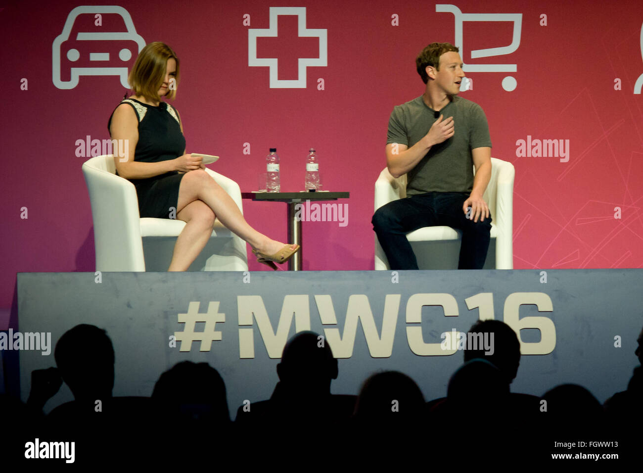 Barcelona, Catalonia, Spain. 22nd Feb, 2016. Chairman, chief executive