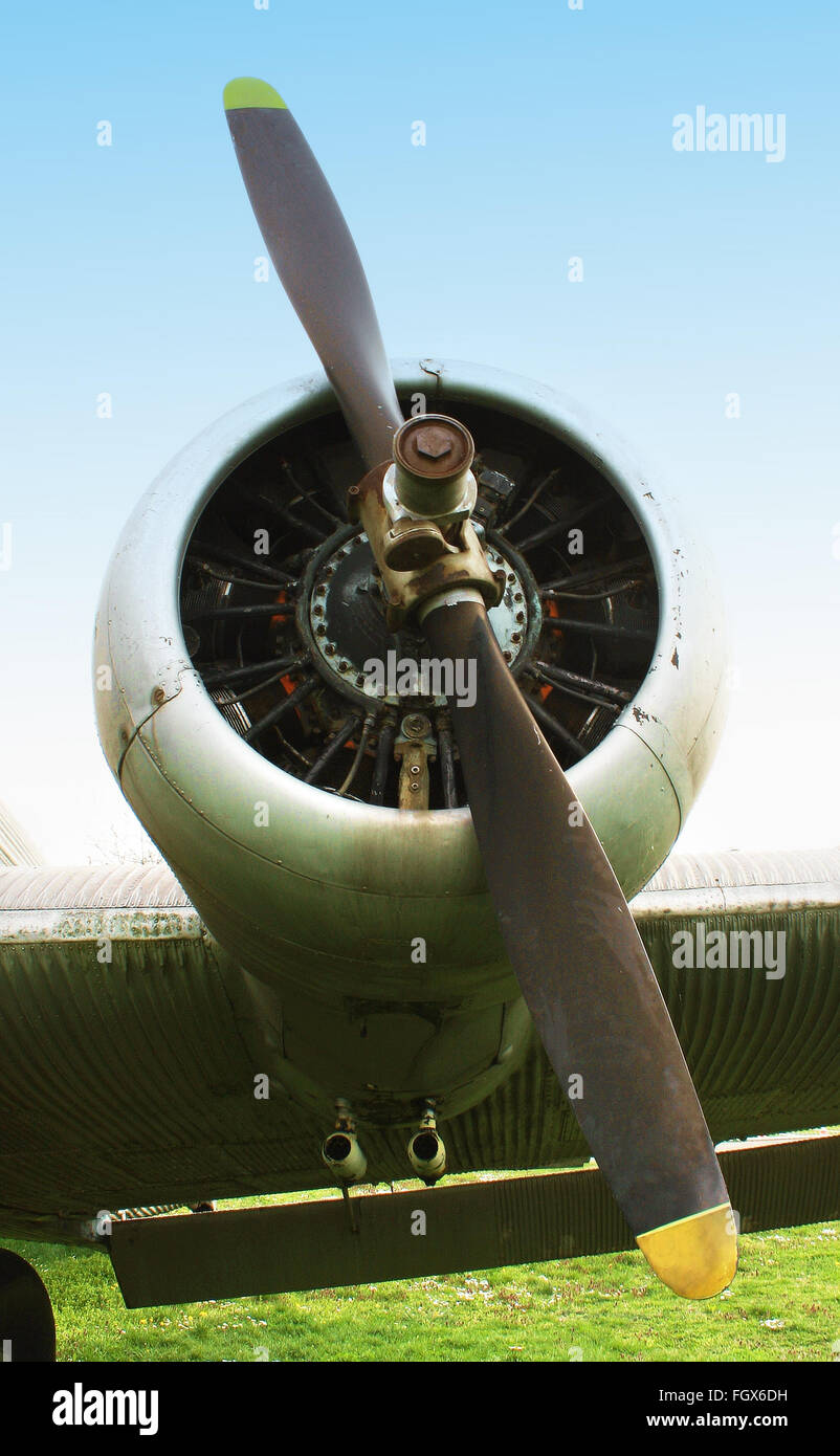 propeller of aircraft Stock Photo Alamy