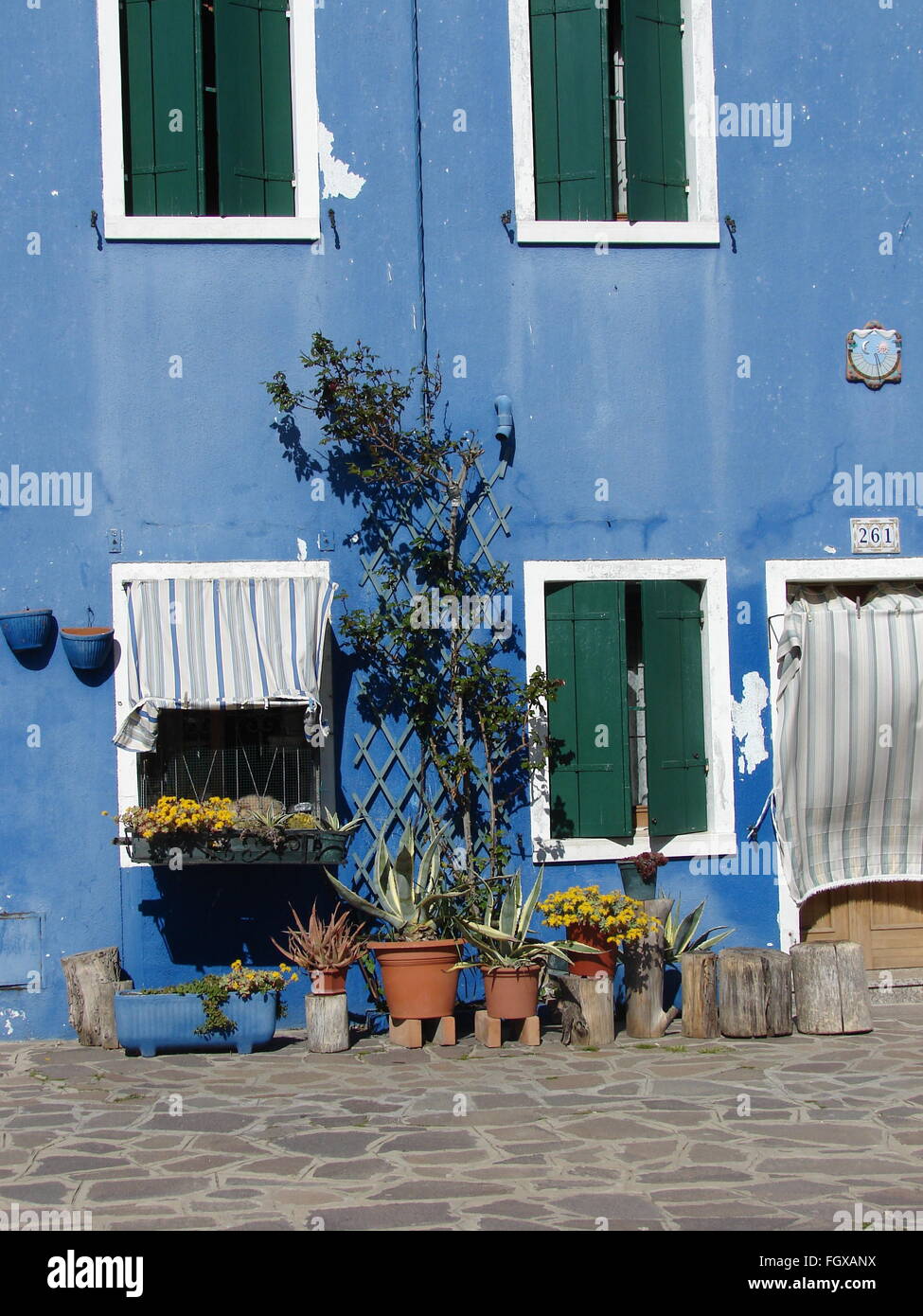 Blue Door Venice High Resolution Stock Photography and Images - Alamy