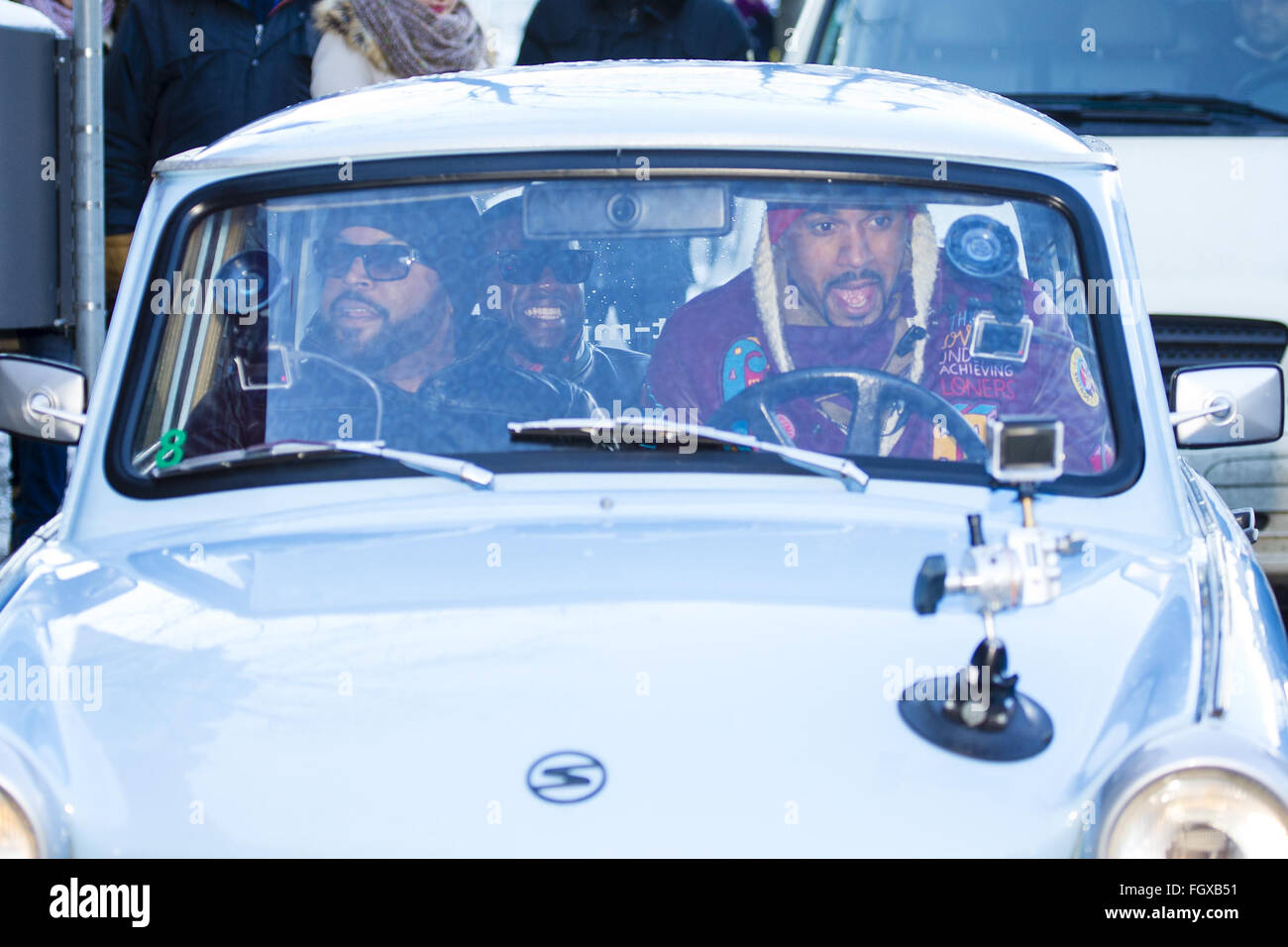 Kevin Hart and Ice Cube are promoting their new film Ride Along Next