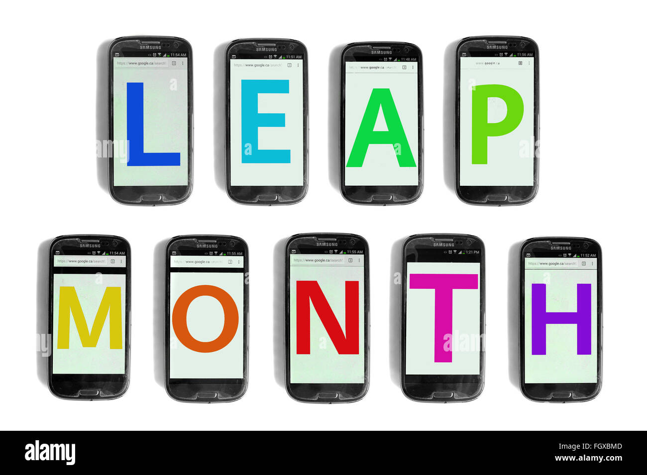 Leap month phones hires stock photography and images Alamy
