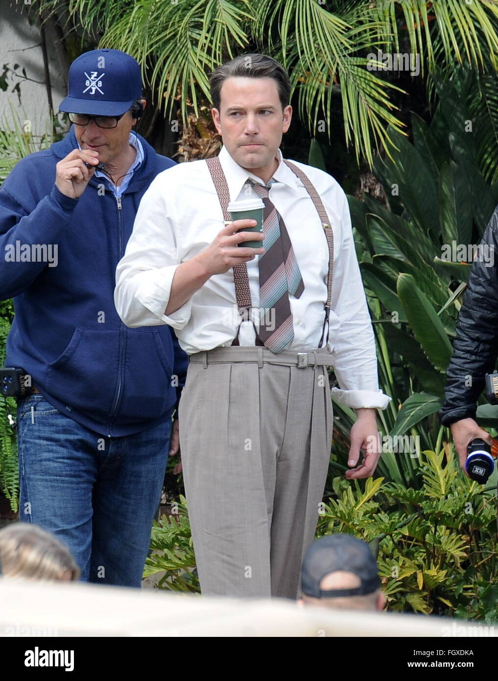 Actor Ben Affleck spotted on the set of 'Live By Night' filming in ...