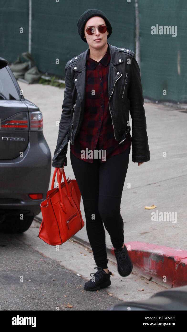 Rumor Willis was spotted out and about in Hollywood wearing a black