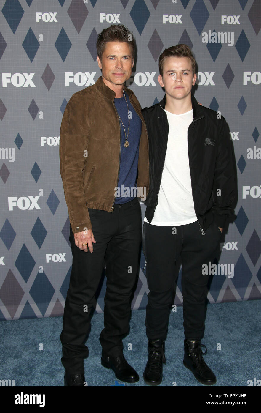 FOX Winter TCA 2016 AllStar Party Arrivals Featuring Rob Lowe, John