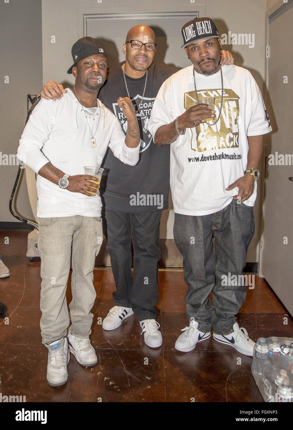 Rap legends Warren G and Krayzie Bone from Bone Thugs N Harmony