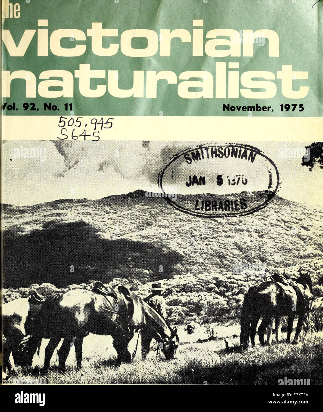 The Victorian naturalist (1975) Stock Photo