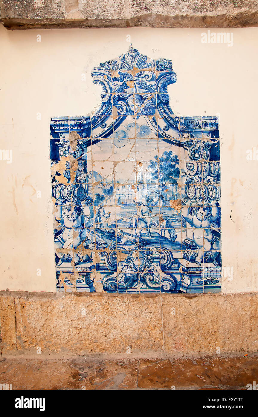Ceramic Tiles in Lisbon Portugal Stock Photo Alamy