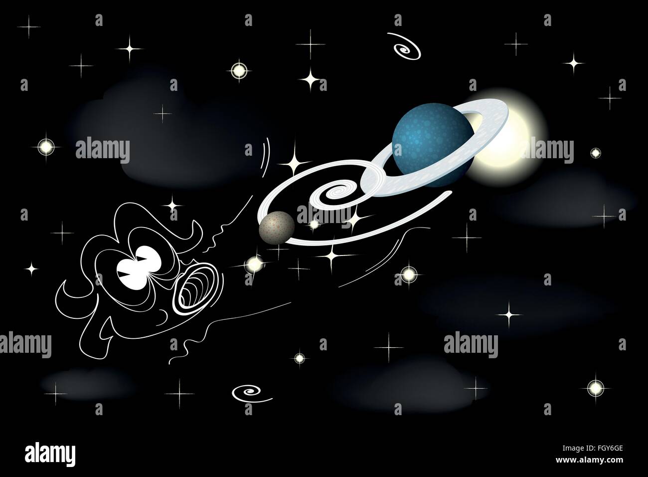 Black hole space scary hi-res stock photography and images - Alamy