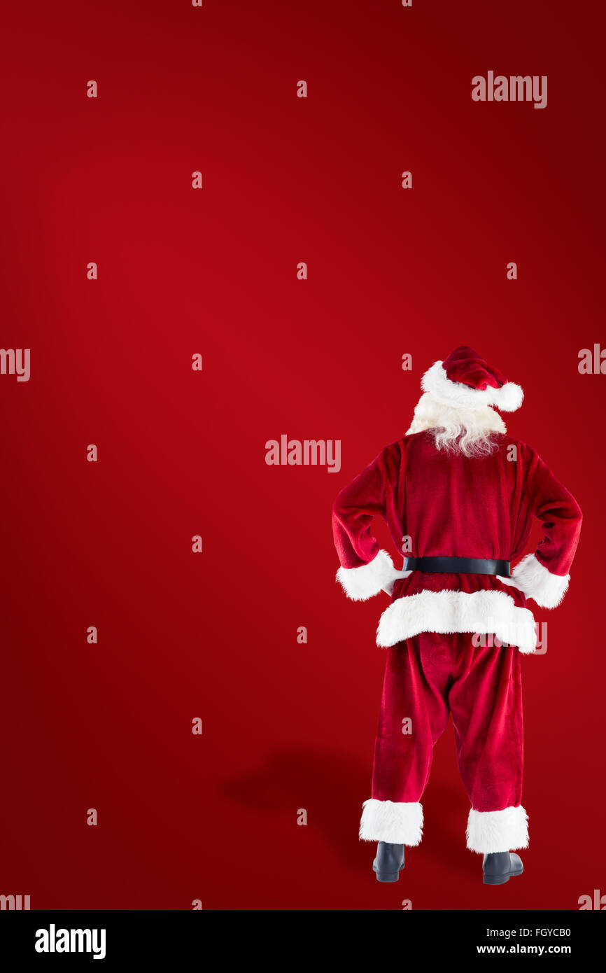 Composite image of santa claus Stock Photo - Alamy