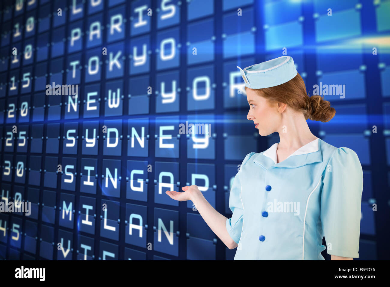 Singapore air hostess hires stock photography and images Alamy