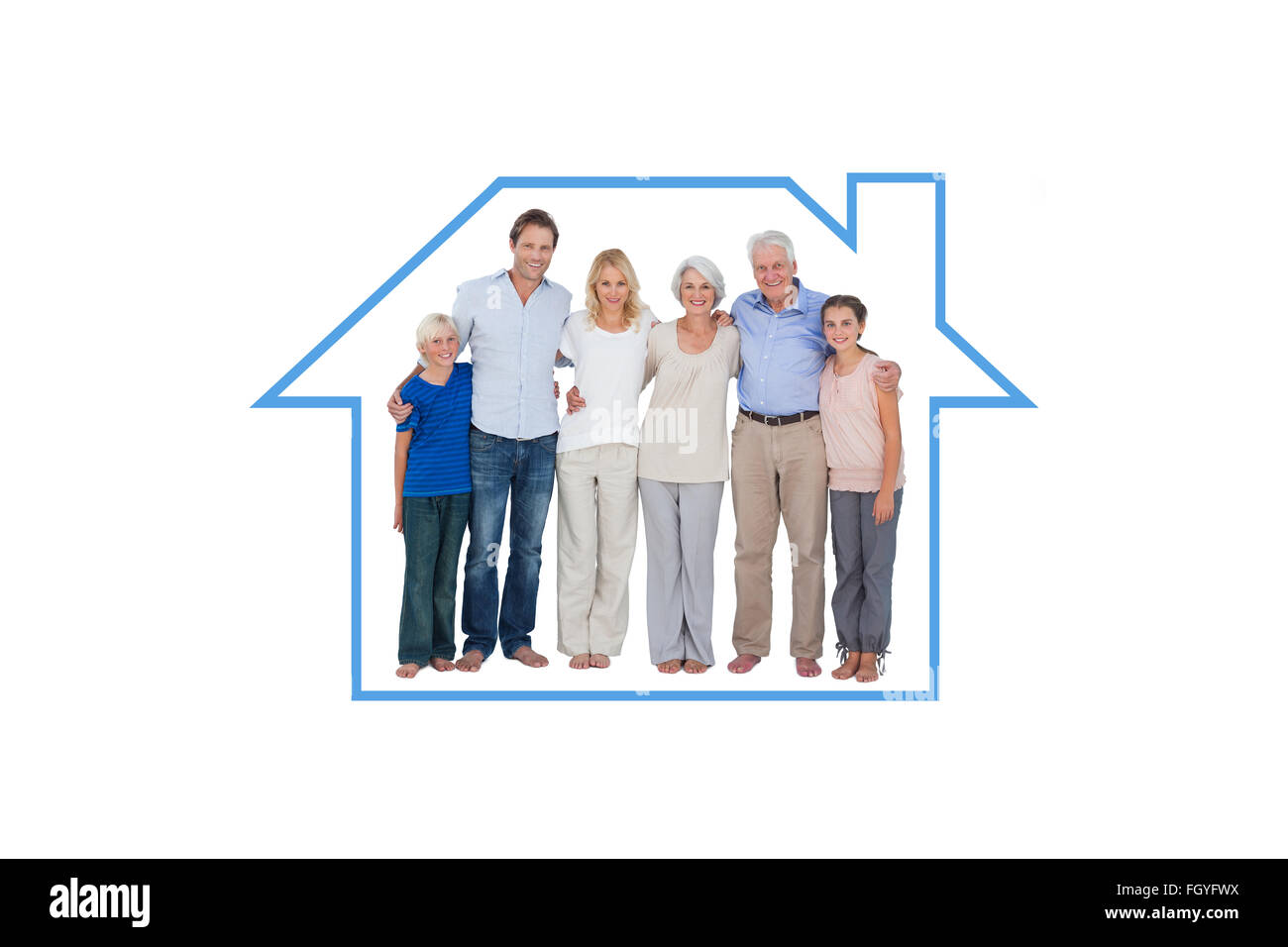 Adult child home senior parents house Cut Out Stock Images & Pictures ...