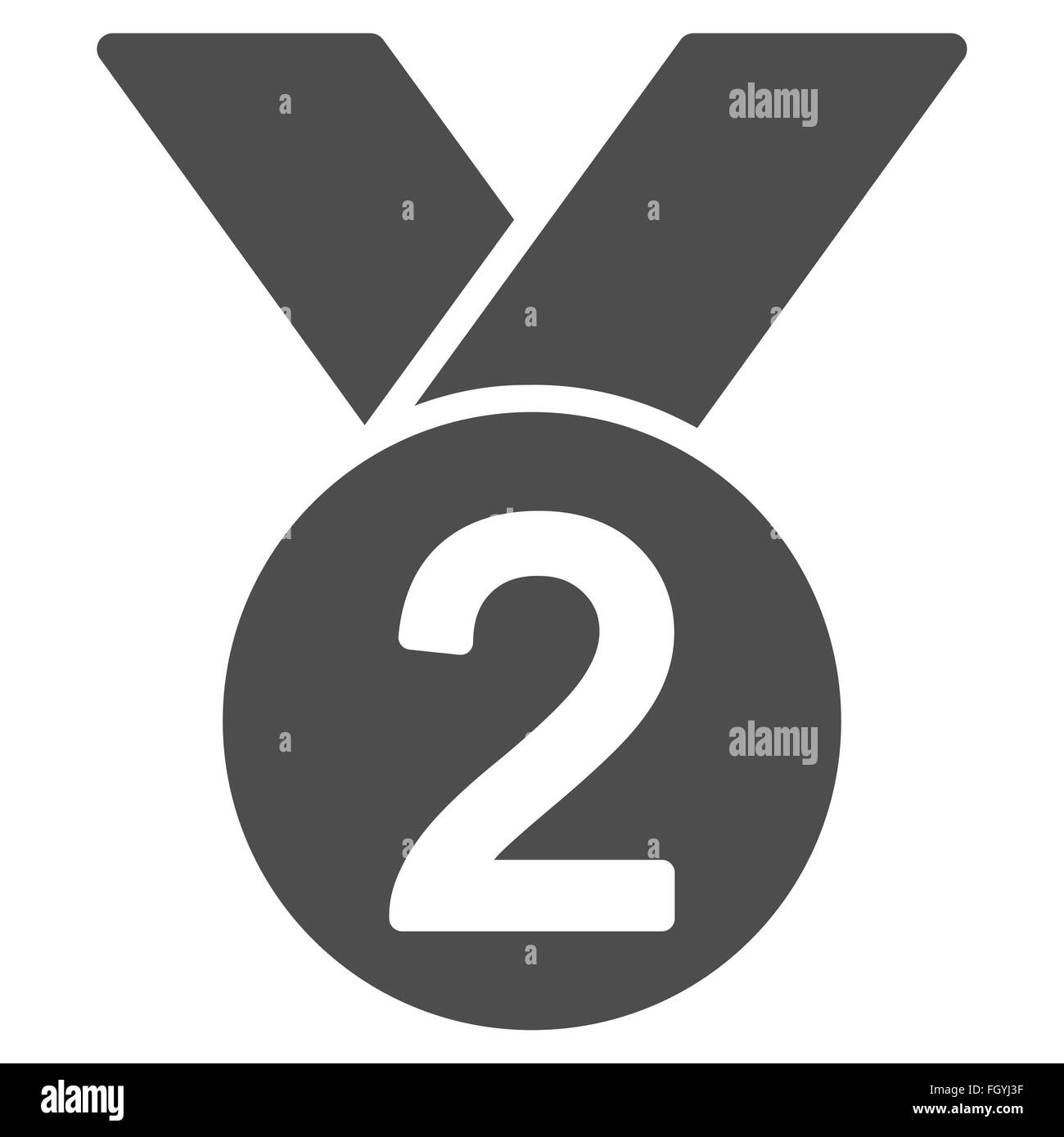 Silver medal icon from Competition amp; Success Bicolor Icon Set Stock ...