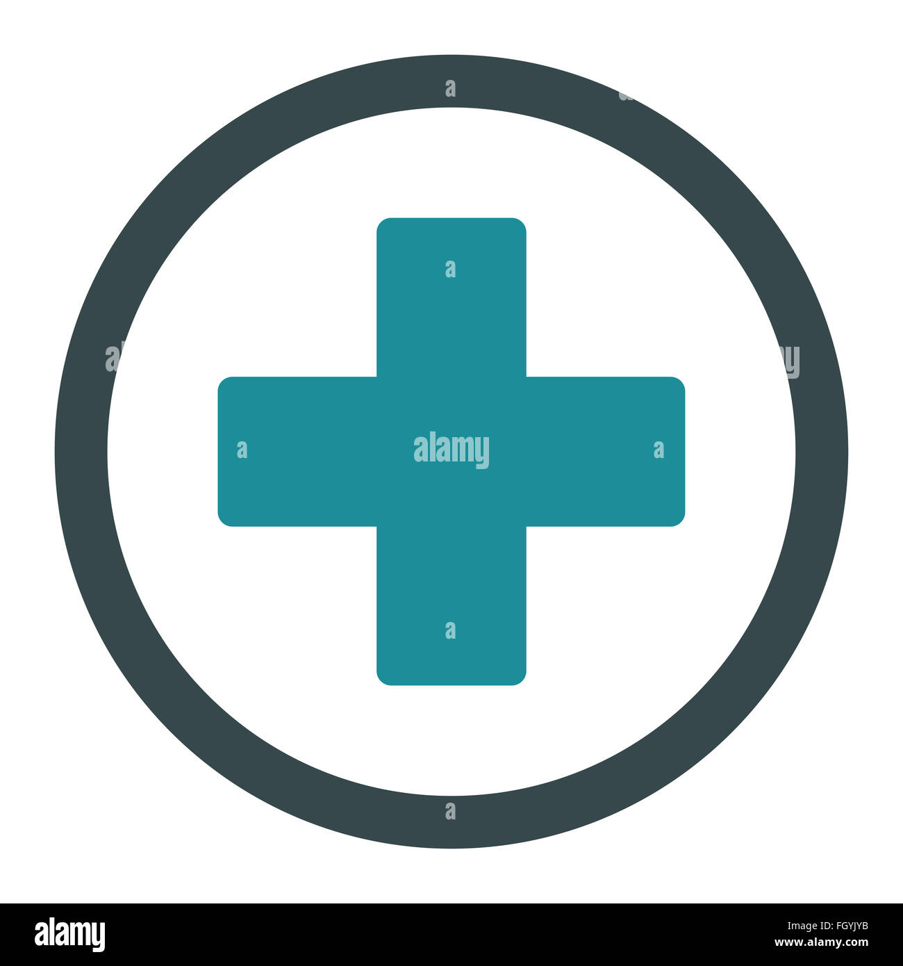 Plus flat soft blue colors rounded vector icon Stock Photo - Alamy