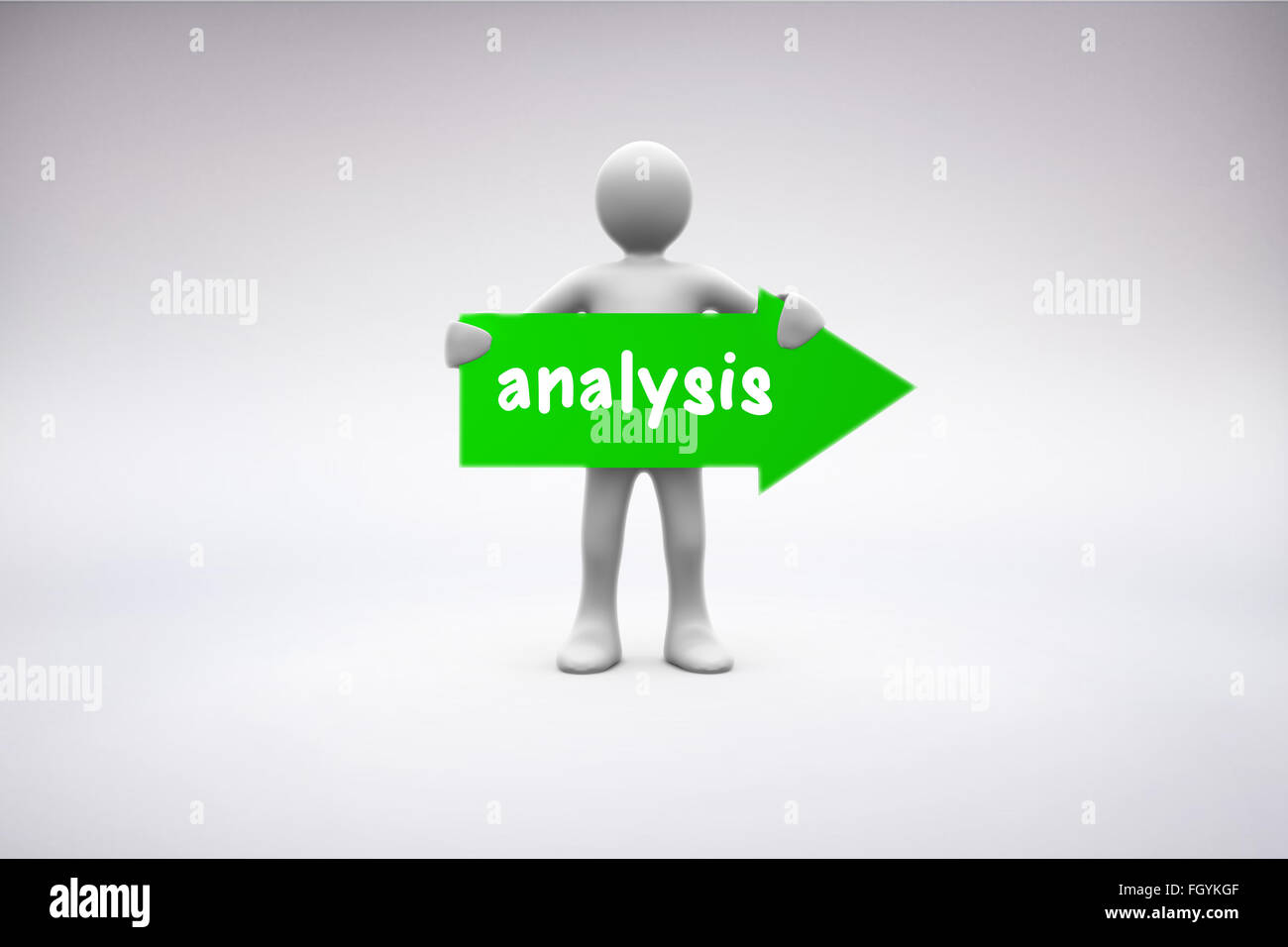 Analysis against grey background Stock Photo - Alamy