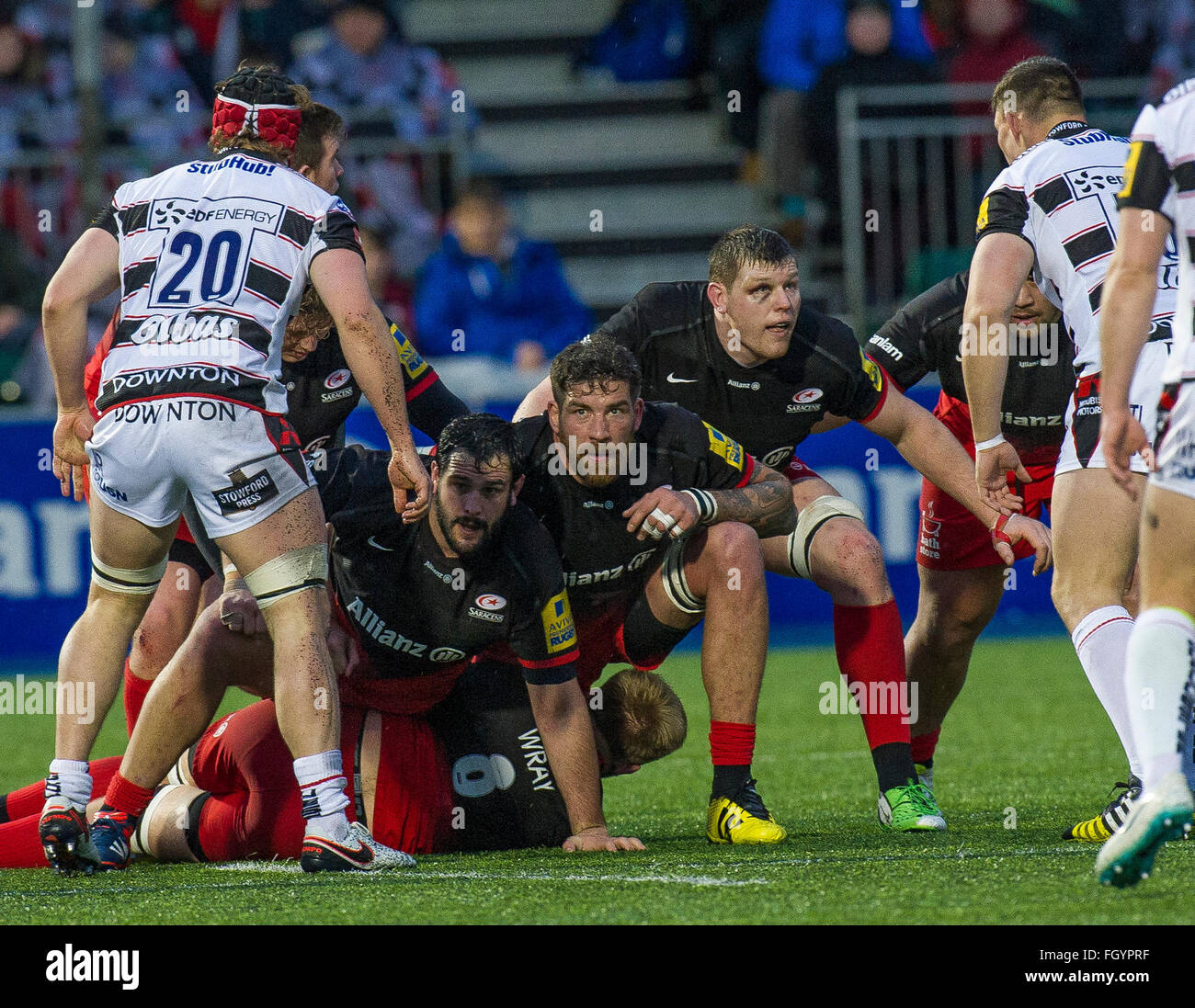Saracens vs Gloucester, Aviva Premiership Round 13, Allianz Park