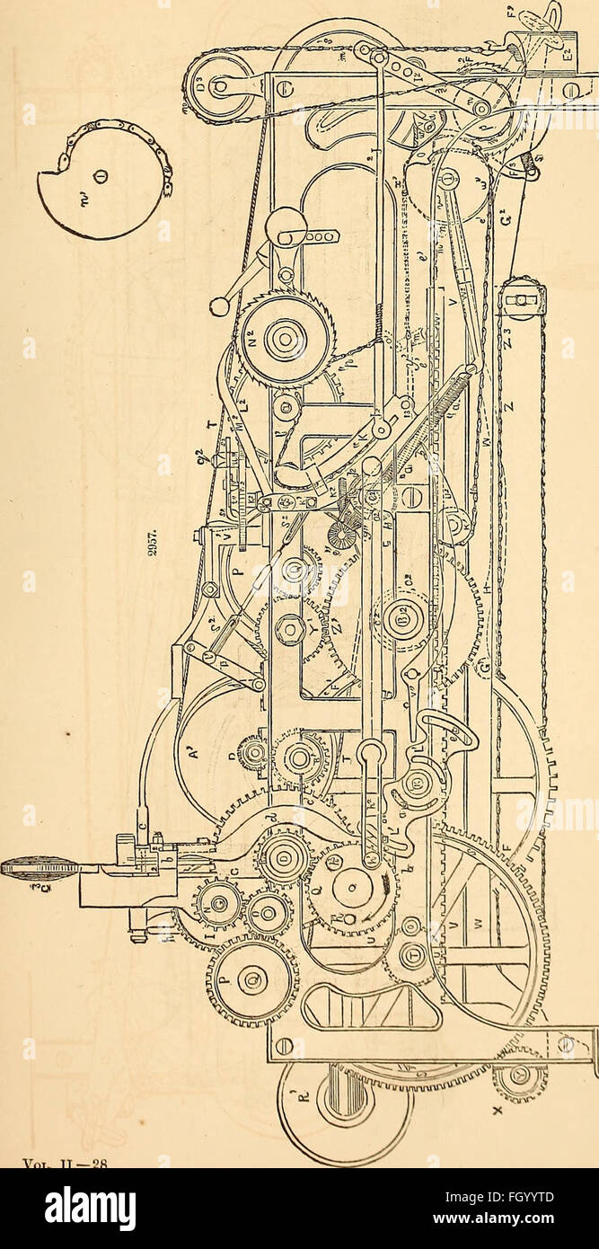 Appleton's dictionary of machines, mechanics, engine-work, and engineering (1861) Stock Photo