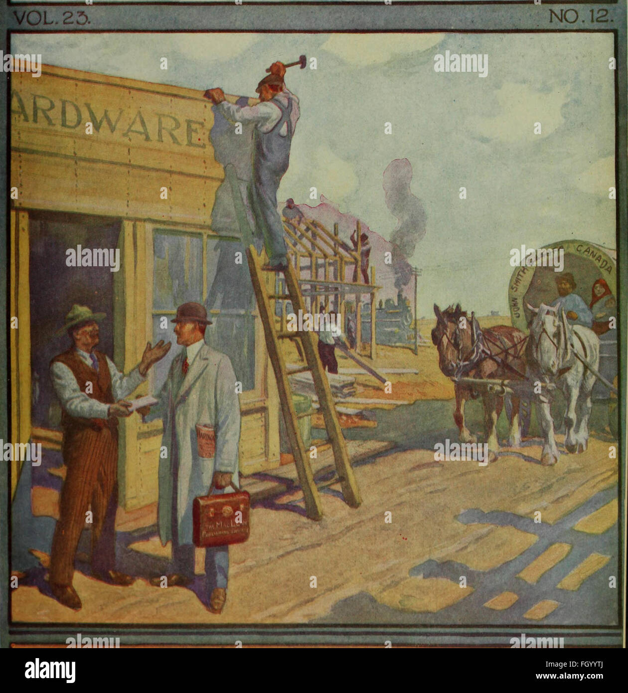 Hardware merchandising January-March 1911 (1911) Stock Photo