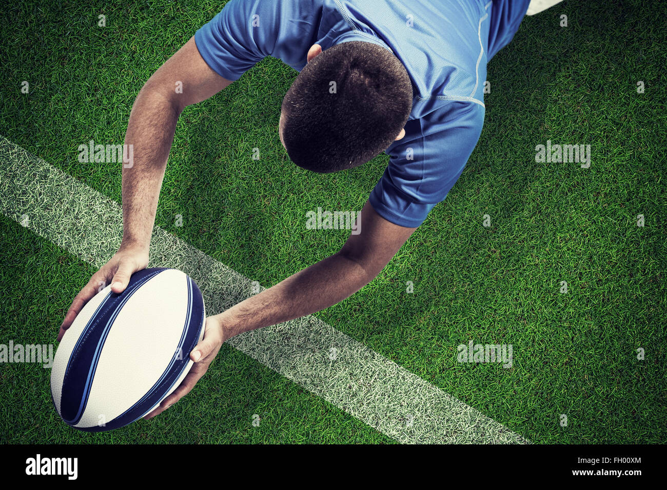 Lying player in uniform hi-res stock photography and images - Alamy