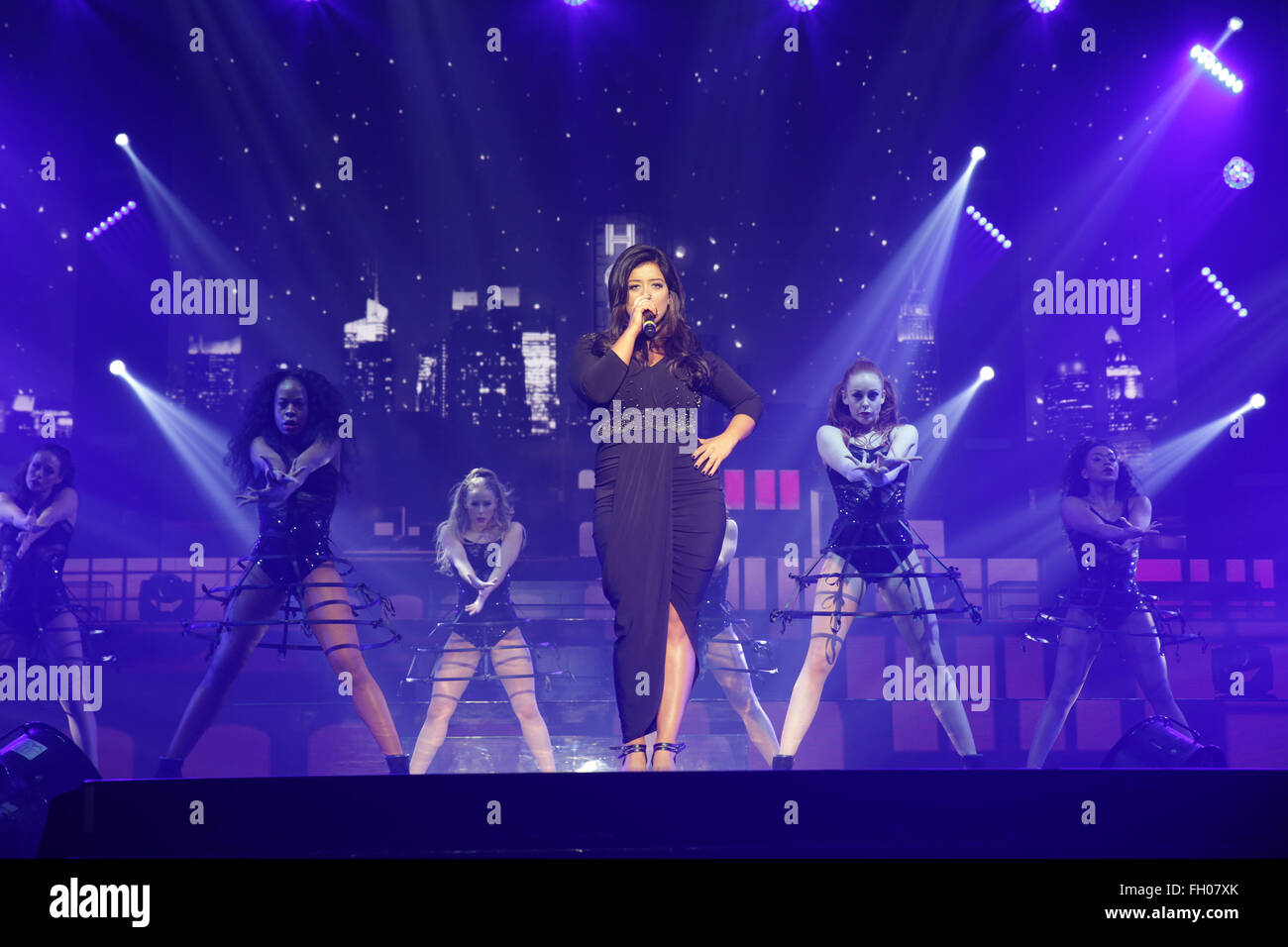 Brighton, UK. 22nd February, 2016. The X Factor Live Tour, The Brighton Centre, Brighton, Britain - 22 Feb  2016  Credit:  Jason Richardson/Alamy Live News Stock Photo