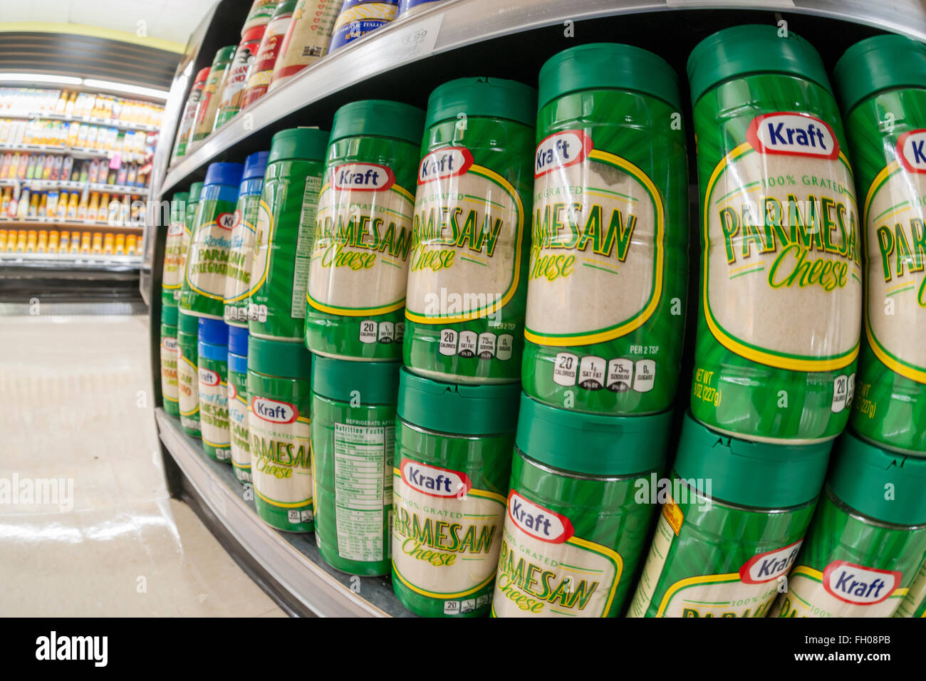 where do you find parmesan cheese in the grocery store?