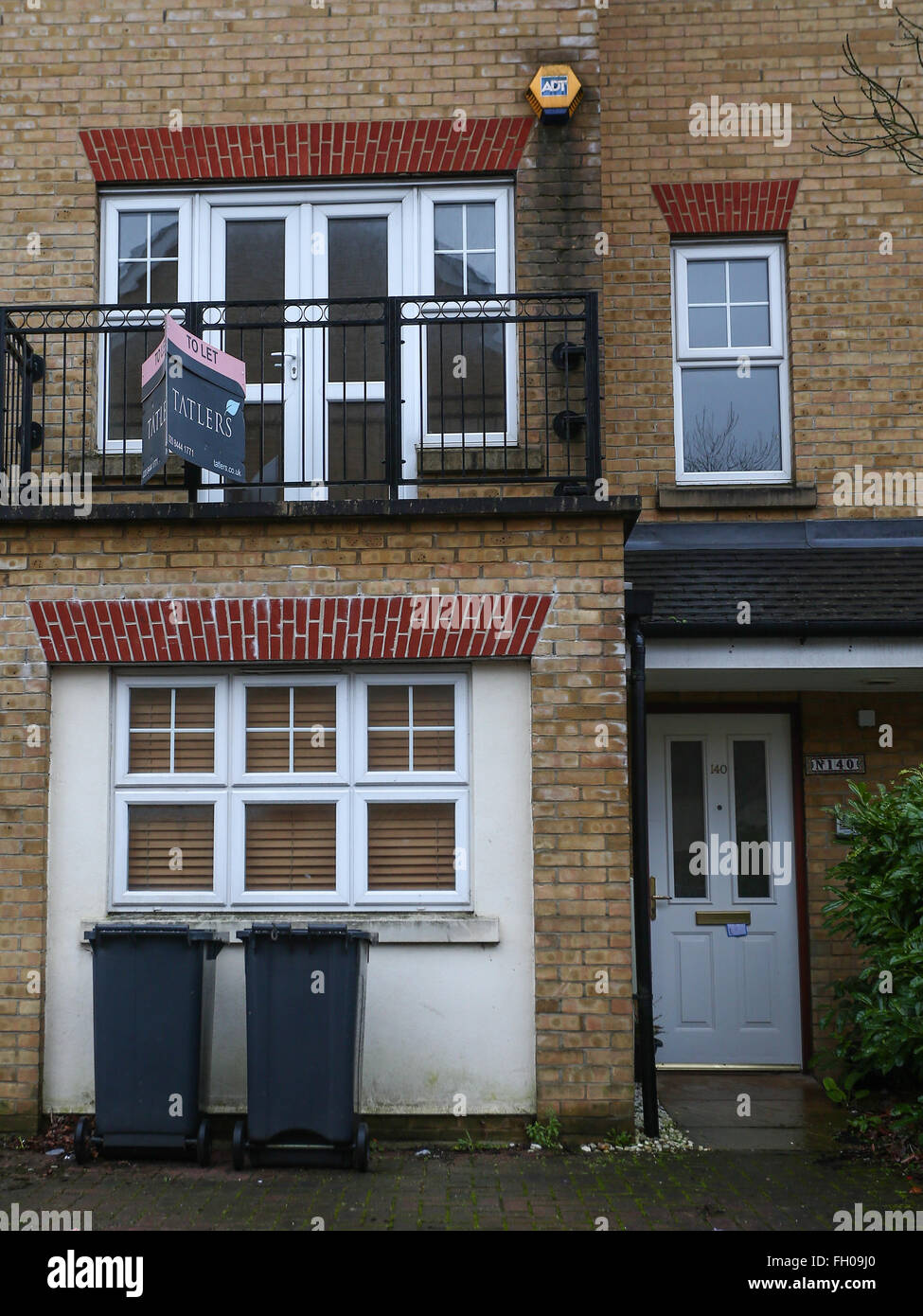The former home of murdered Russian spy Alexander Litvinenko in Muswell
