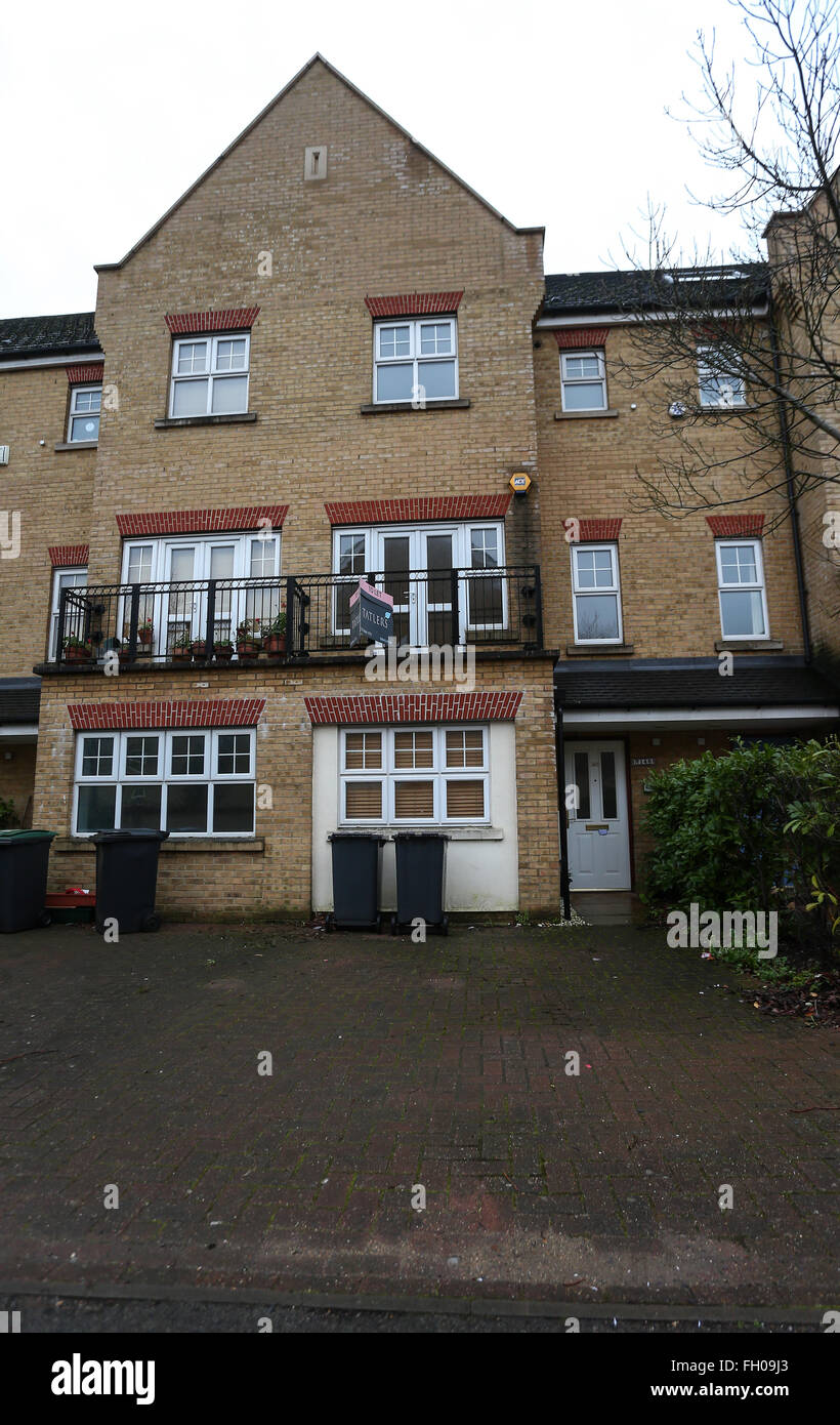 The former home of murdered Russian spy Alexander Litvinenko in Muswell