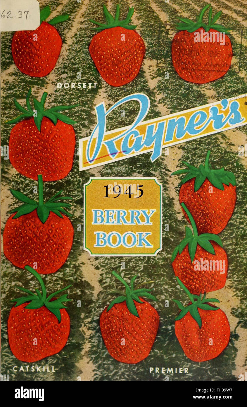 Rayners 1945 berry book hi-res stock photography and images - Alamy
