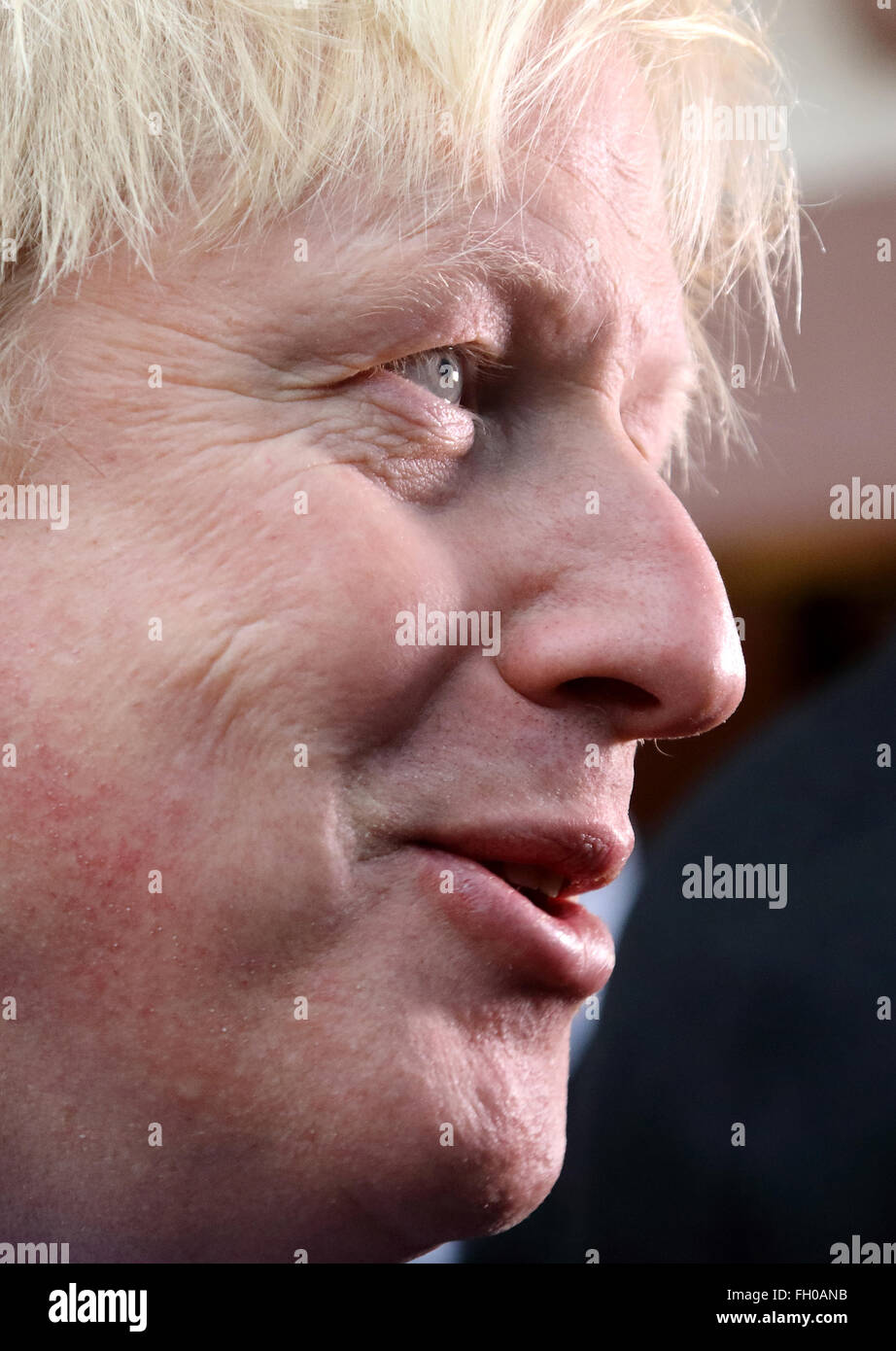 The Sun Military Awards 2016 (Millies) held at the Guildhall - Arrivals  Featuring: Boris Johnson Where: London, United Kingdom When: 22 Jan 2016 Stock Photo