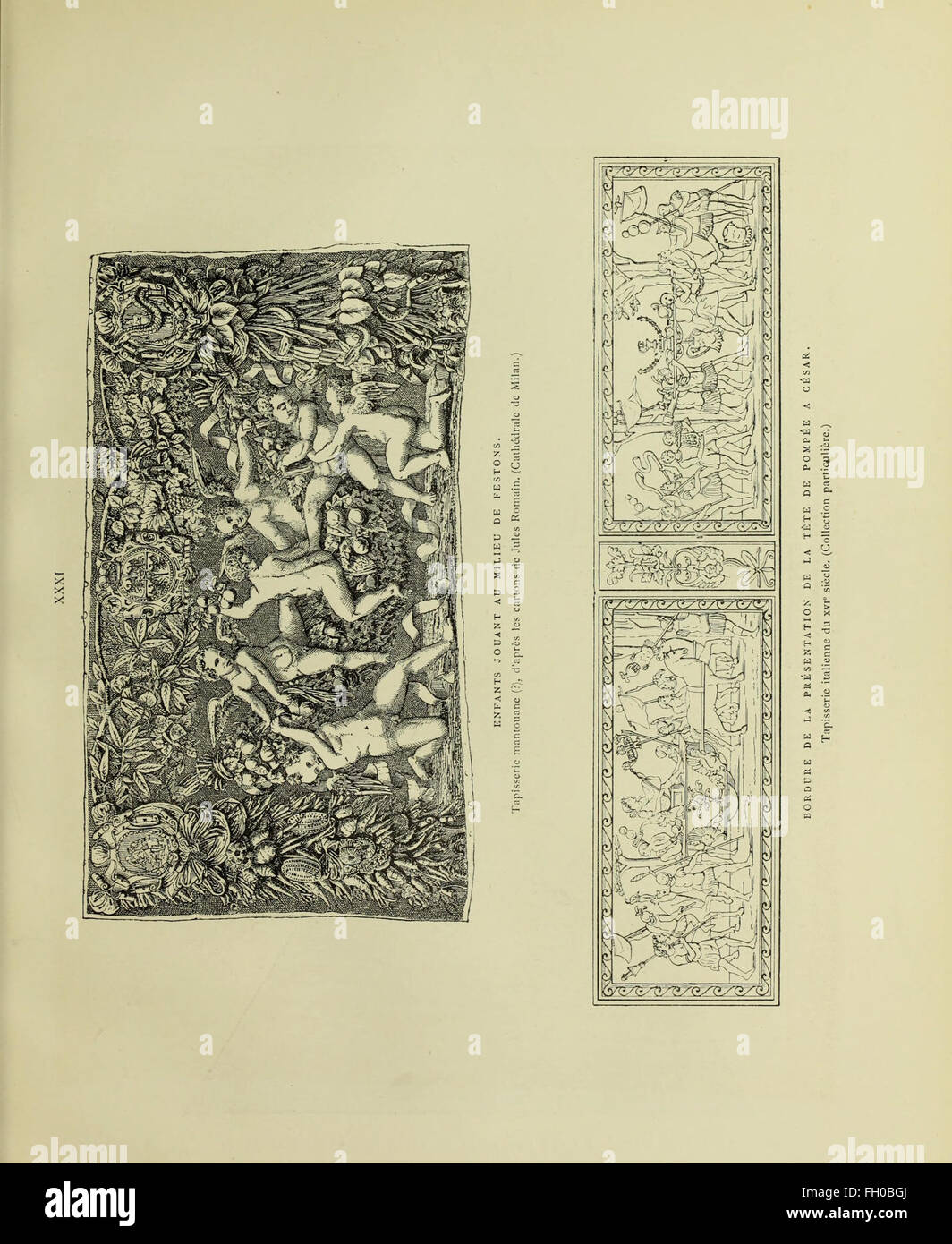 Tapisseries, broderies et dentelles; recueil de modeles anciens et modernes (1890) Stock Photo