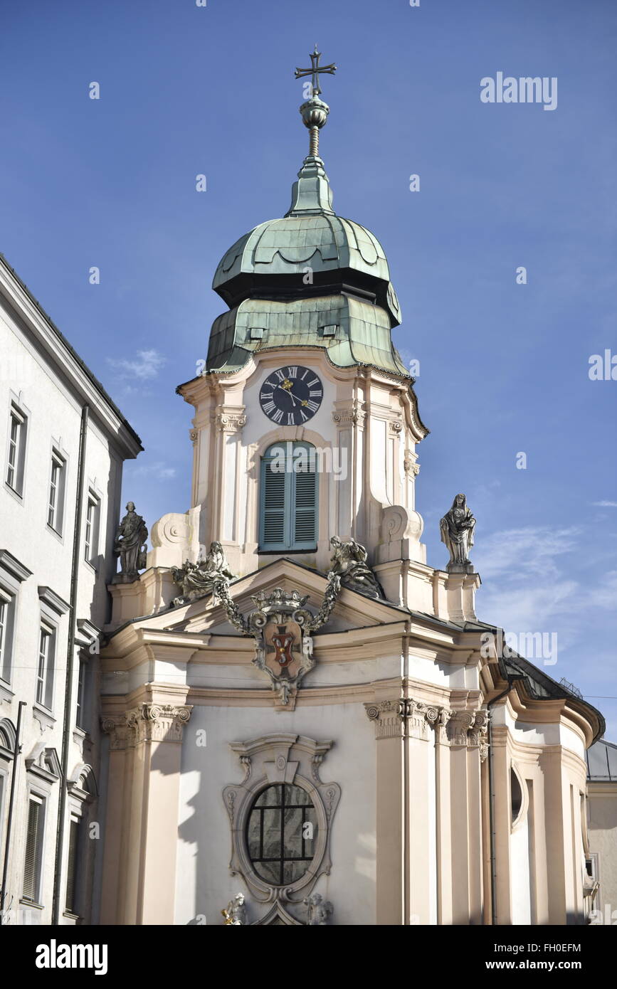 Seminary Church in Harrachstrasse, Linz, Austria Stock Photo