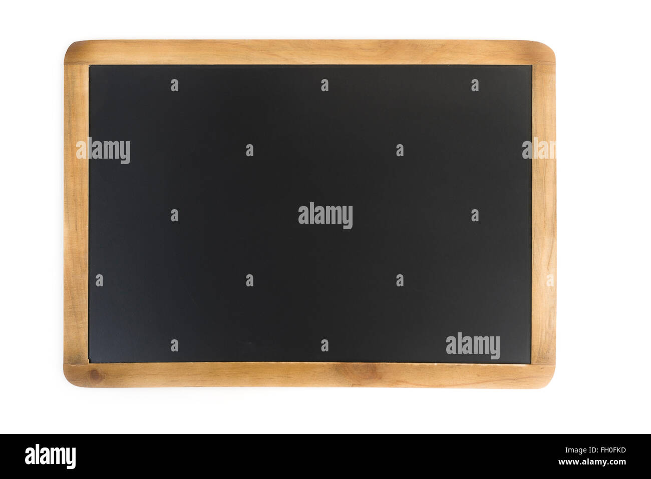 Chalkboard with wooden frame Stock Photo