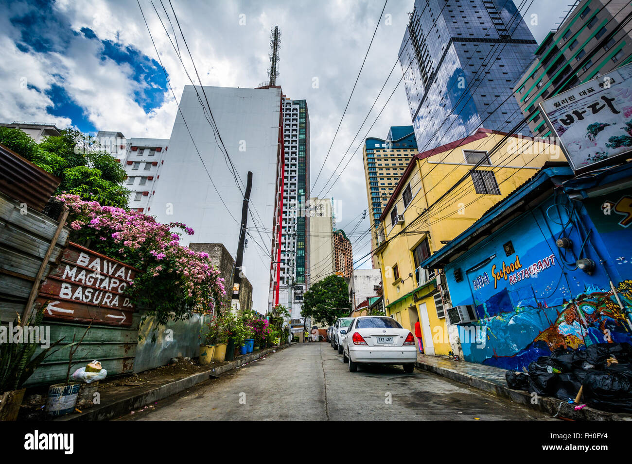 Urban Buildings In Makati City High Resolution Stock Photography and