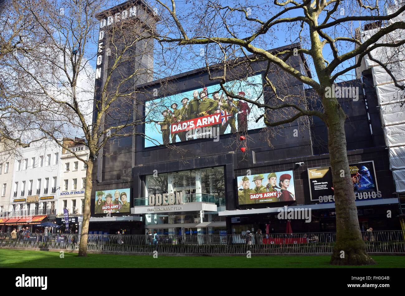 London, UK, 18 February 2016, Dad's Army film based on the TV series  launched at Odeon Leicester Square Stock Photo - Alamy