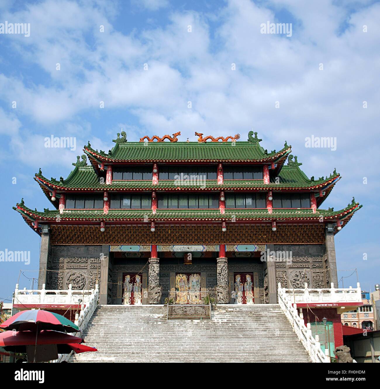 A traditional Chinese folk religion temple located in southern Taiwan