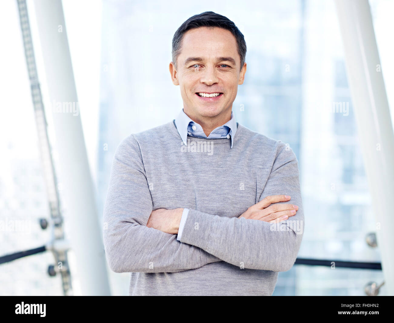 portrait of a business person in casual wear Stock Photo