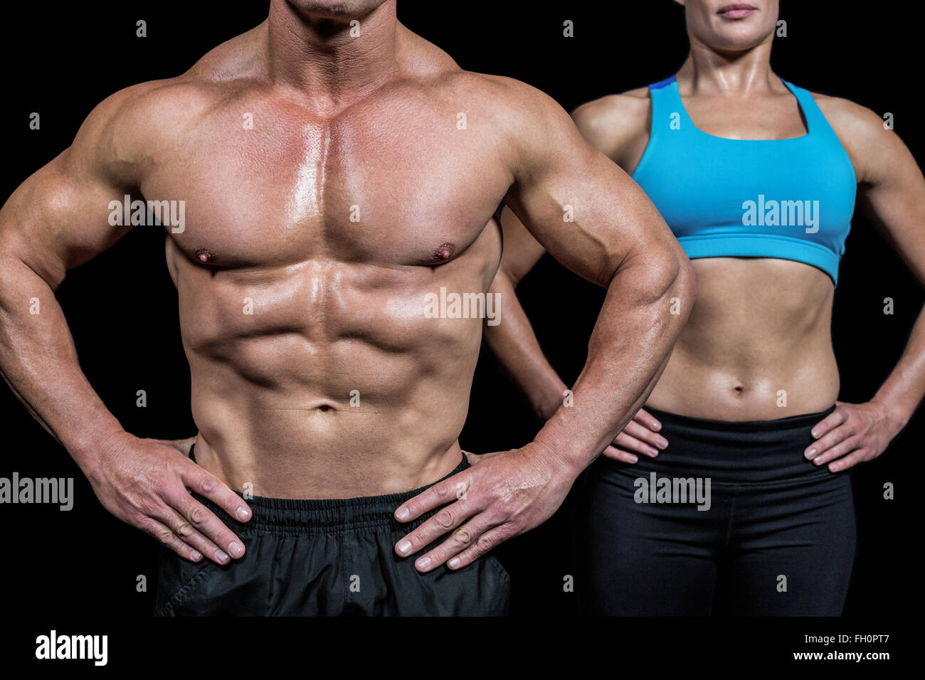Strong abs, fit woman, chest hi-res stock photography and images - Page 2 -  Alamy