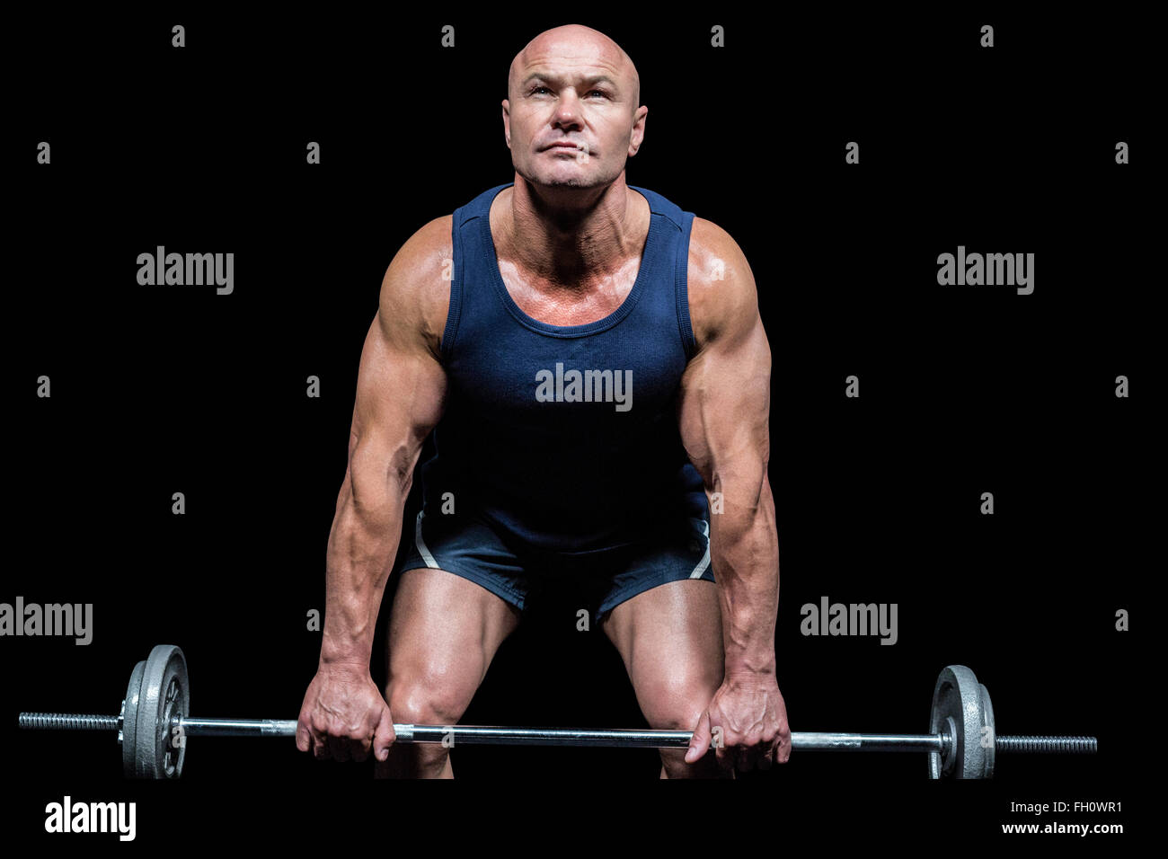Active bodybuilder lifting crossfit Stock Photo Alamy