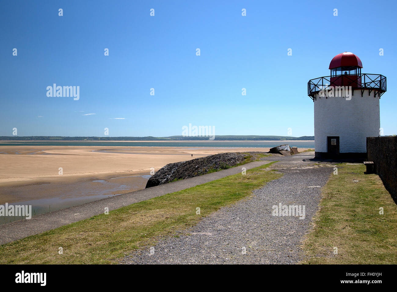Burry Port Lighthouse and Beach, Millennium Coastal Park, Llanelli